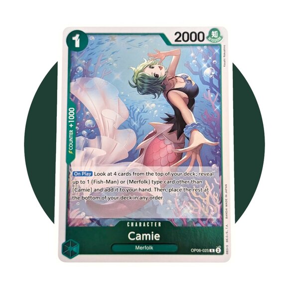 Wings of the Captain One Piece Card (CC09): Camie OP06-025, Foil - Picture 1 of 2